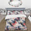 Ensemble de housse de couette victorienne mauve et rose Aquatic Composition I - Camouflage-798386333