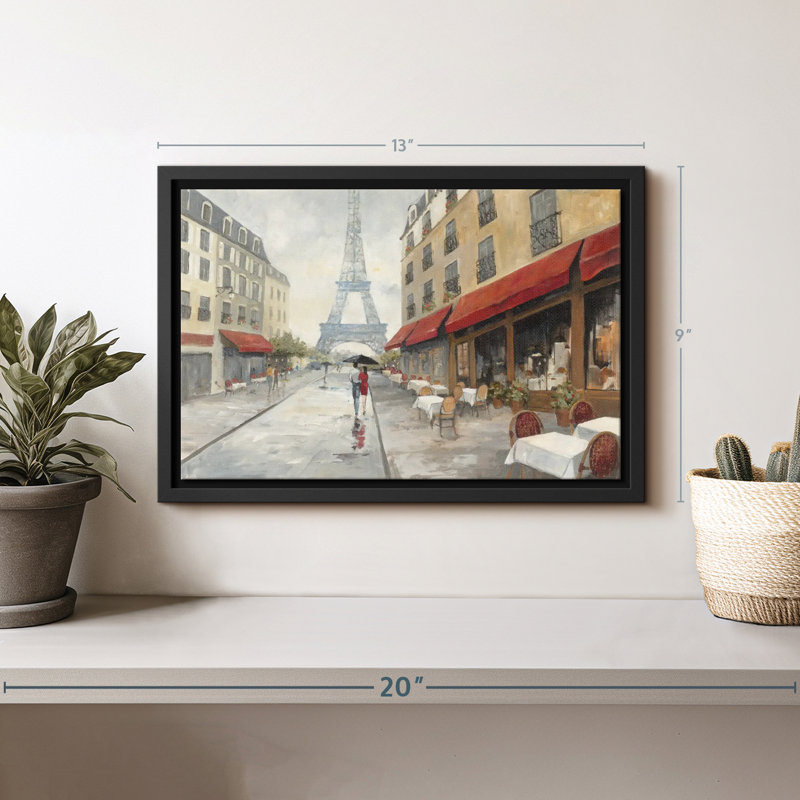 «Morning In Paris», reproduction sur toile, H 9 po x l 13 po