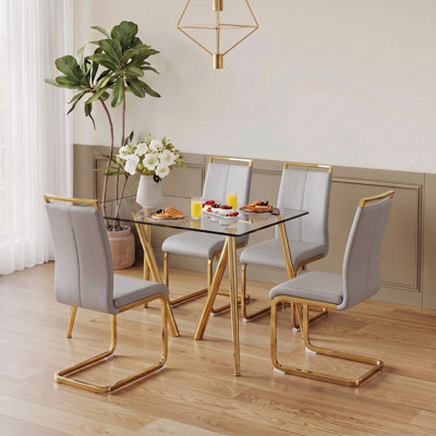 Chaises de salle à manger Modern Glam