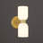 Viviana Eugenie 2-Light Steel Dimmable Armed Sconce-112934385-112934350