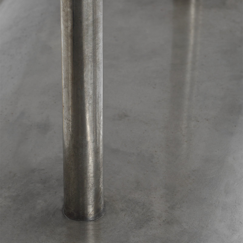 Anne-Marie Barton Remi 60" Linear Pendant, Mottled Pewter and Warm Walnut