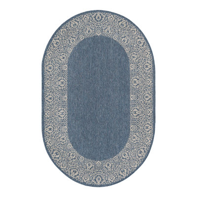 Tapis intérieur / extérieur bleu Lamere