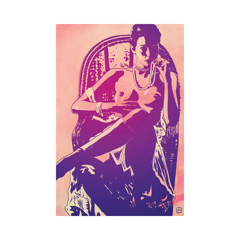The Lady by Giuseppe Cristiano - Wrapped Canvas Print, 66.04 cm H x 45.72 cm W x 3.175 cm D