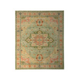 Distressed Homage Hand Knotted Wool Area Rug
