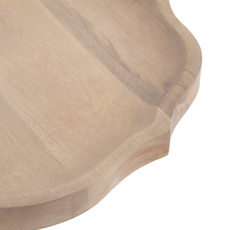 Organisateur de plateau rond en bois Gabi