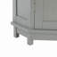 Armoire de salle de bain d'angle avec tablette réglable-2060975320