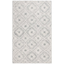 Crossweave Cream Eco Cotton Loom-Hooked Rug - Hook & Loom