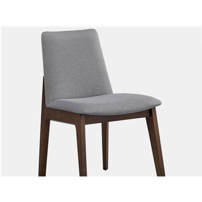 Kaela Beige Fabric & Oak Side Chair (Set of 2)