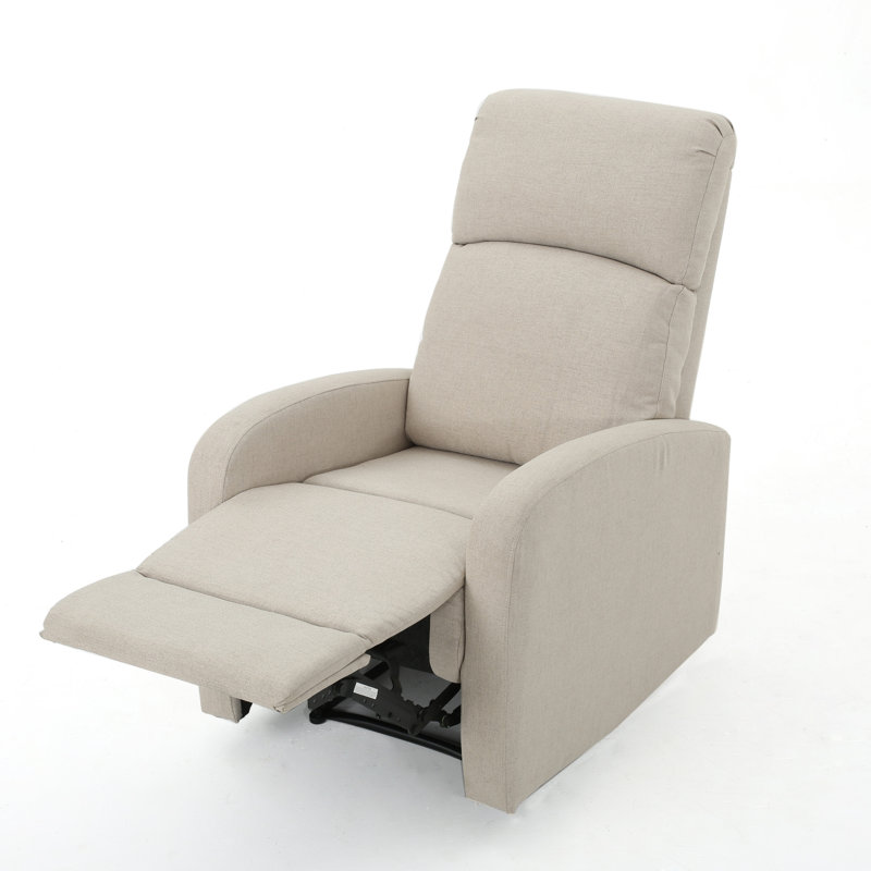Fauteuil inclinable manuel standard de 25,5 po de largeur Josselyne, Polyester blé