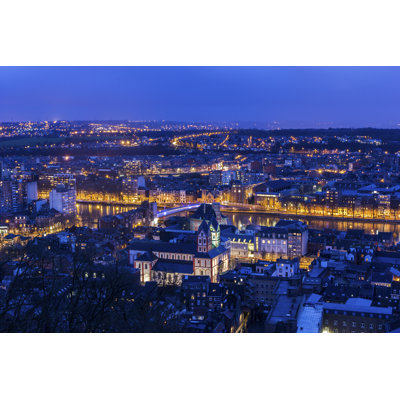View On Liege In Belgium - Wrapped Canvas Print