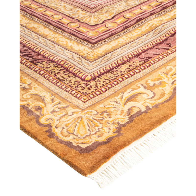Classic One-of-a-Kind 9' 1" X 11' 6" Hand Knotted Area Rug