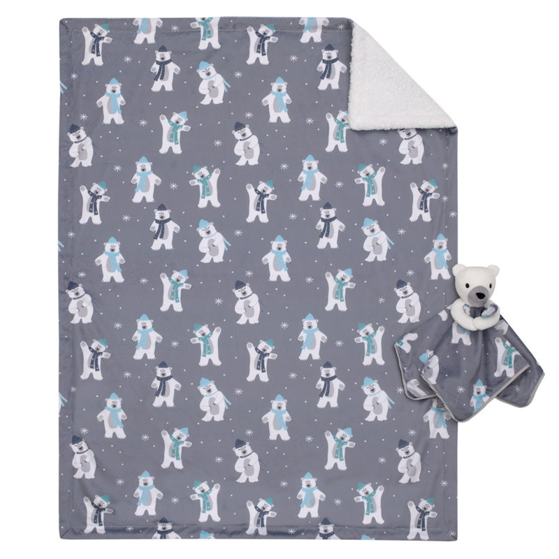 Ensemble de couverture pour bébé en polyester 2 pièces Hambree