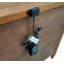 Table de chevet 2 tiroirs avec ports de charge, finition brune, rangement pour table de chevet | Idée de cadeau