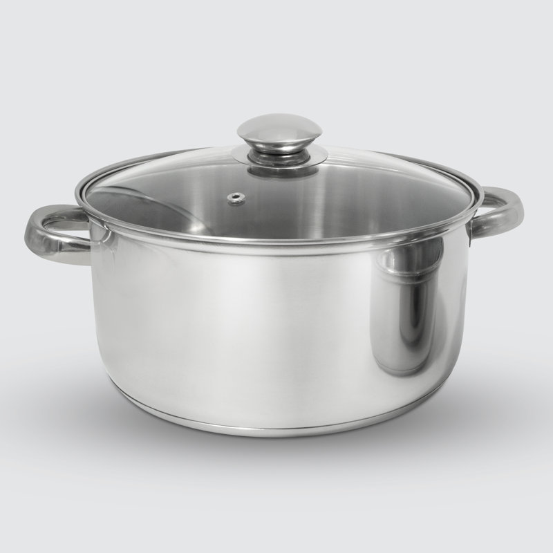 10-Piece Stainless Steel Non-Stick Cookware Set with Tools