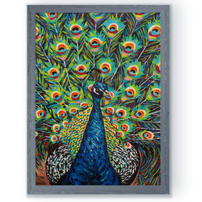 " Lavish Peacock II " by Paul Cezanne