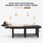 Table de massage professionnelle de 75 pouces avec appui-tête réglable