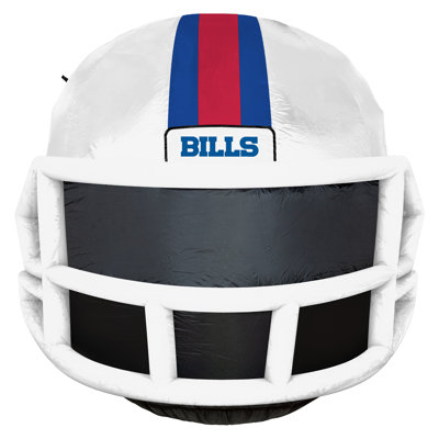 Sporticulture NFL Buffalo Bills 4ft Inflatable Helmet with LED Lights & Built-in Blower - Merchandise Decor Ideal For Lawn, Front Yard, and Backyard Party Decoration