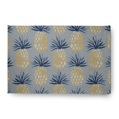 Chenille Floral Indoor Rug