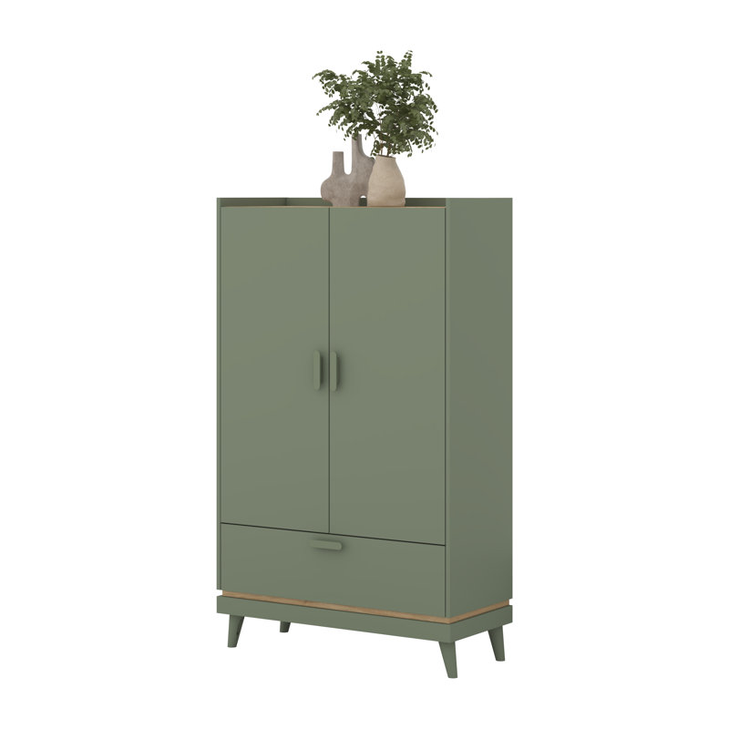 Holladay Laminate Wardrobe, Green