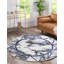 Keins Blue Modern Abstract Geometric Area Rug – Soft Washable Polypropylene Carpet for Living Room, Bedroom & Hallway – Stain Resistant & Durable Home Floor Mat-298522561