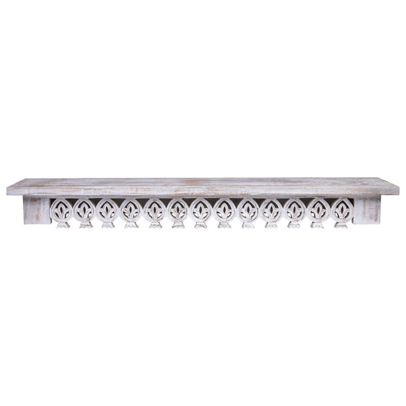 Weern Solid Wood Bracket Shelf