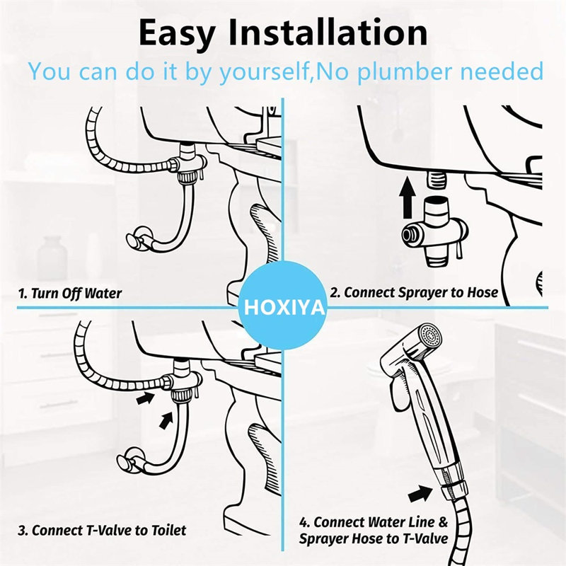 Bidet pulvérisateur à main bidet en acier inoxydable