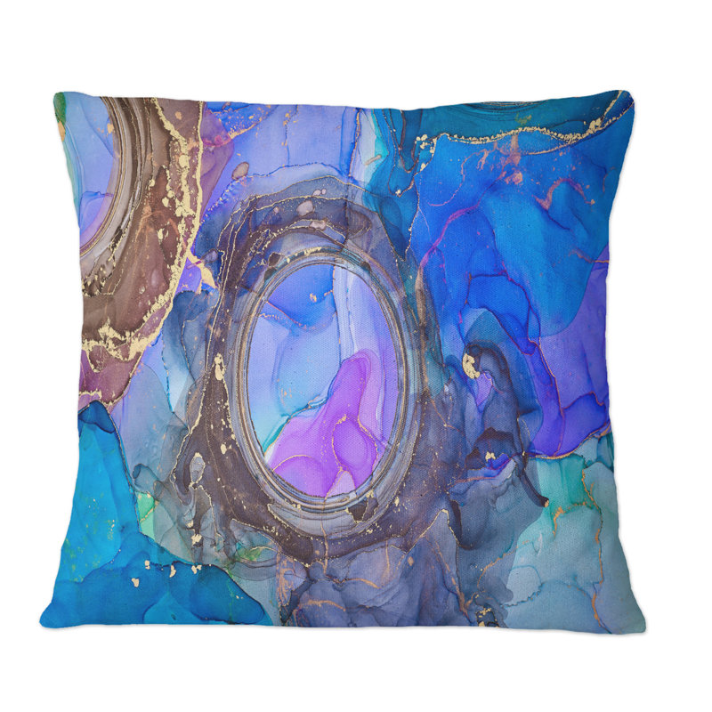 Coussin Blue Luxury, 16 po x 16 po