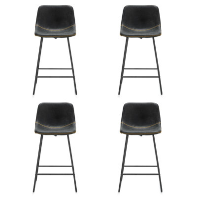 Tabouret de bar et de comptoir 24 po Mid-Century