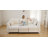 Uthyr Chenille Oversized King Sofa Bed Storage Sleeper Convertible U Shaped L Shaped Couch Modular Sectional Sofa With Detachable Washable Cushion-106913479-106913398
