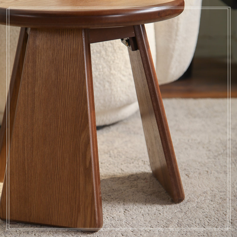 Table d'appoint ronde avec pieds robustes