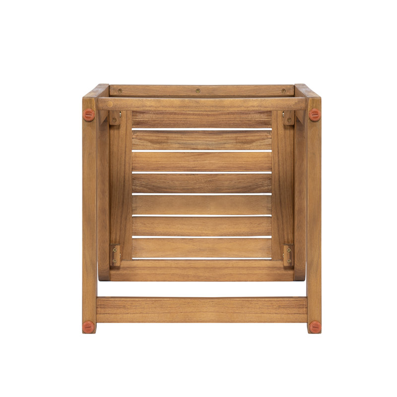 Acacia Wood Side Table