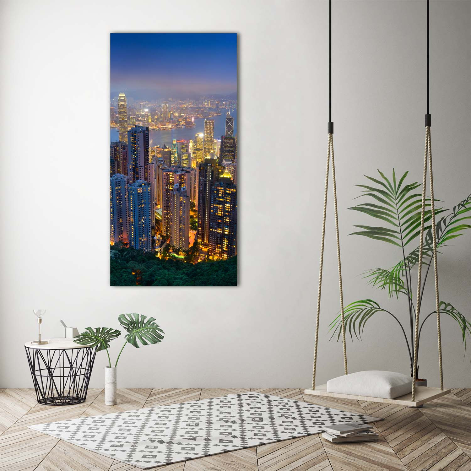 Ebern Designs Hong Kong by Night - Wrapped Canvas Art Prints | Wayfair ...