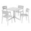 Ensemble repas carré pour 4 personnes-258581714
