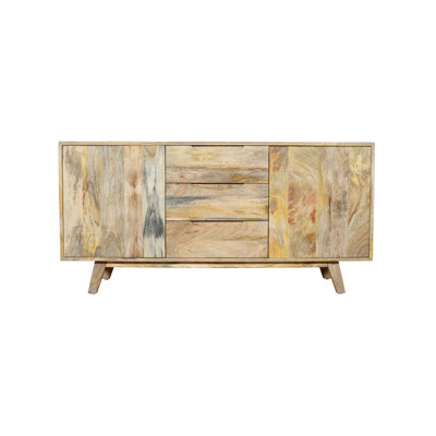 Crowell 140cm Solid Wood Sideboard