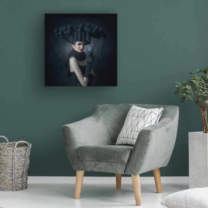 Art sur toile bolologienne, H 14 po x l 14 po