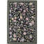 Hand-Knotted High-Quality Black Area Rug