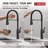 Renaldi Touchless Pro Style Commercial Kitchen Faucet with Touch Technology Matte Black-118828323