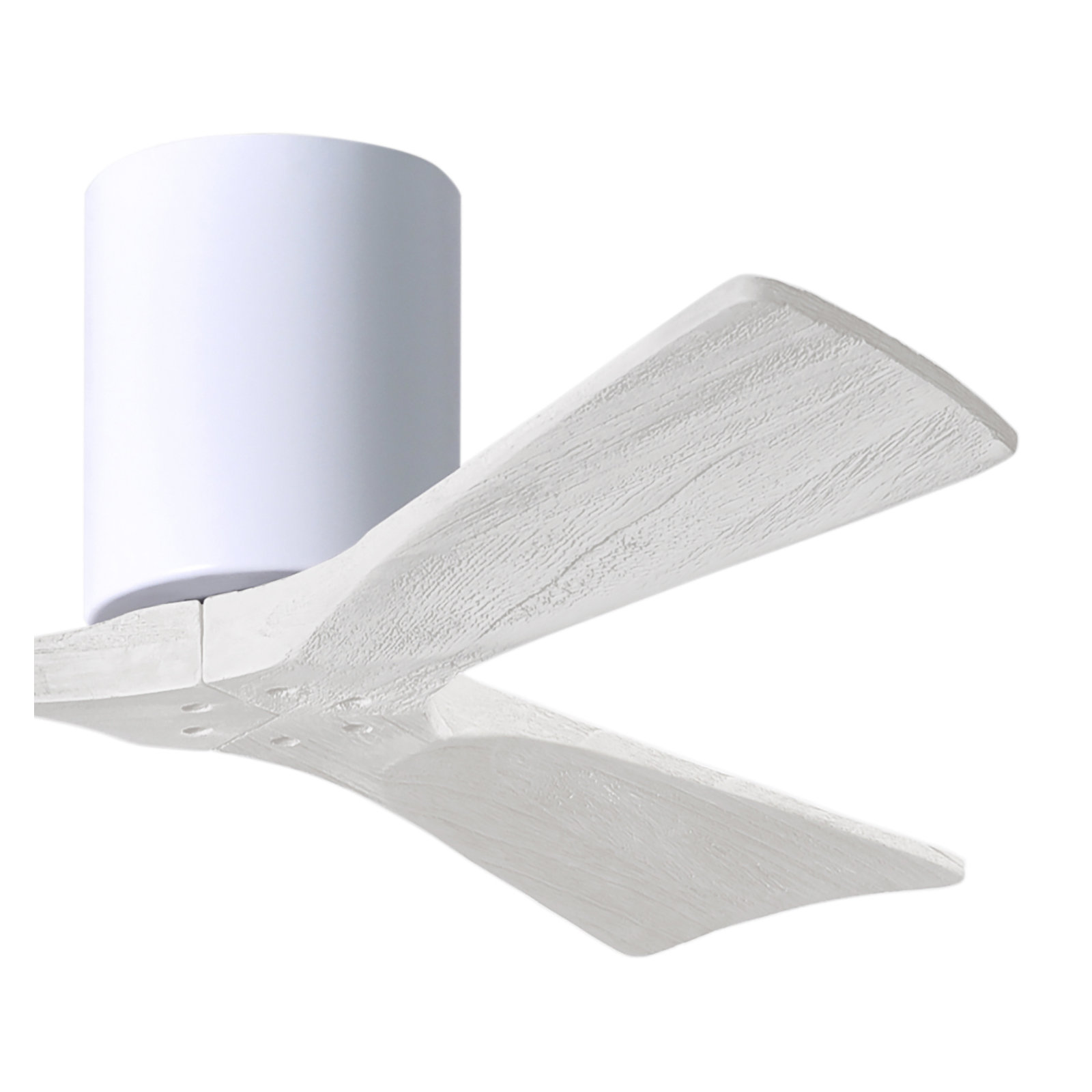 Olivier 3 Blade Ceiling Fan, Gloss White, Matte White, 42"