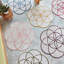 Round Ally Floral Hand Tufted 200cm X 200cm Area Rug