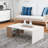 Modern Coffee Table, 35.4 x 13.2 x 23.6 inches | 100% Melamine Coated Particle Board, Thickness: 0.7 inches | Stylish and Functional Design for Living Room, Elegant Home Décor Accent-1971236517