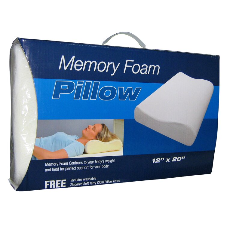 ETA Memory Foam Body Medium Support Pillow Alwyn Home