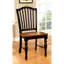 De 2 chaises d'appoint en chêne noir et antique