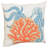 Coastal Appliqued Reversible Throw Pillow