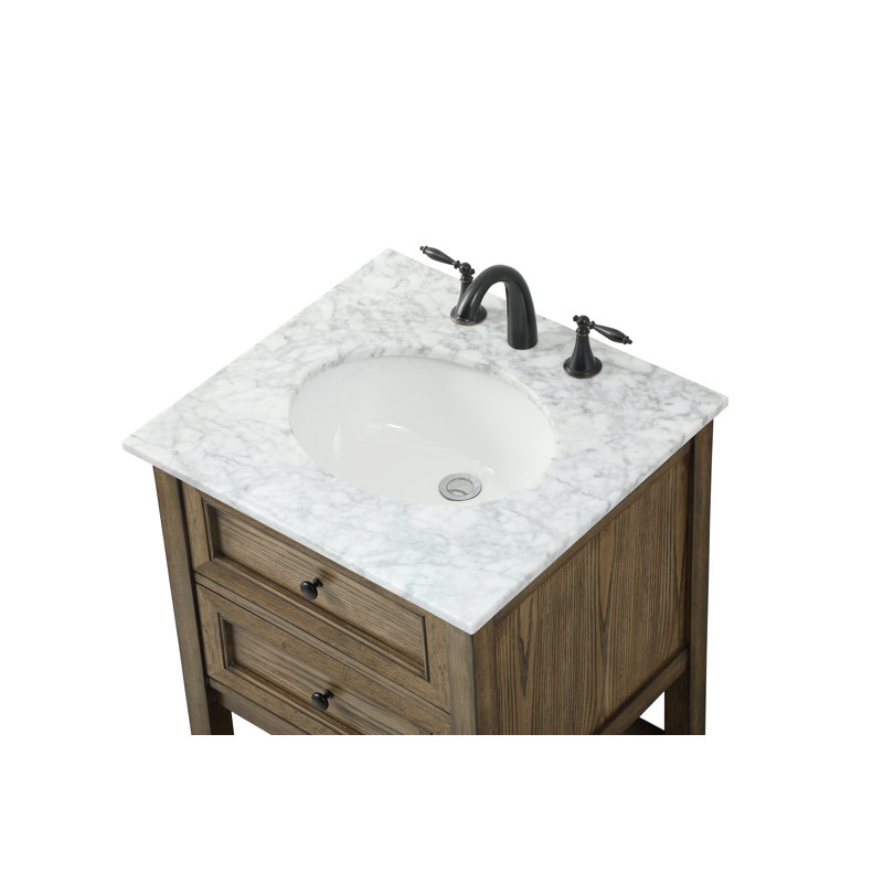 Ensemble de meuble-lavabo simple 24 po Narron, Bois flottant