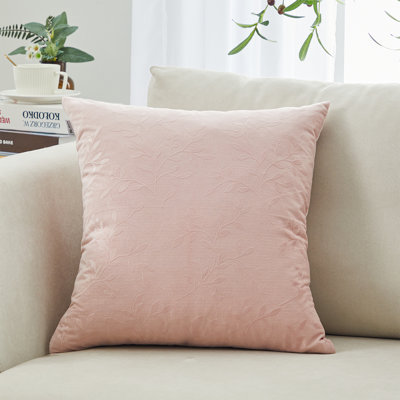 Housse et insert en velours carré Velvet Spring Flowers