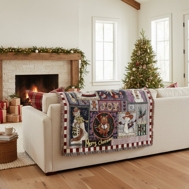 Machine Woven Throw Blanket