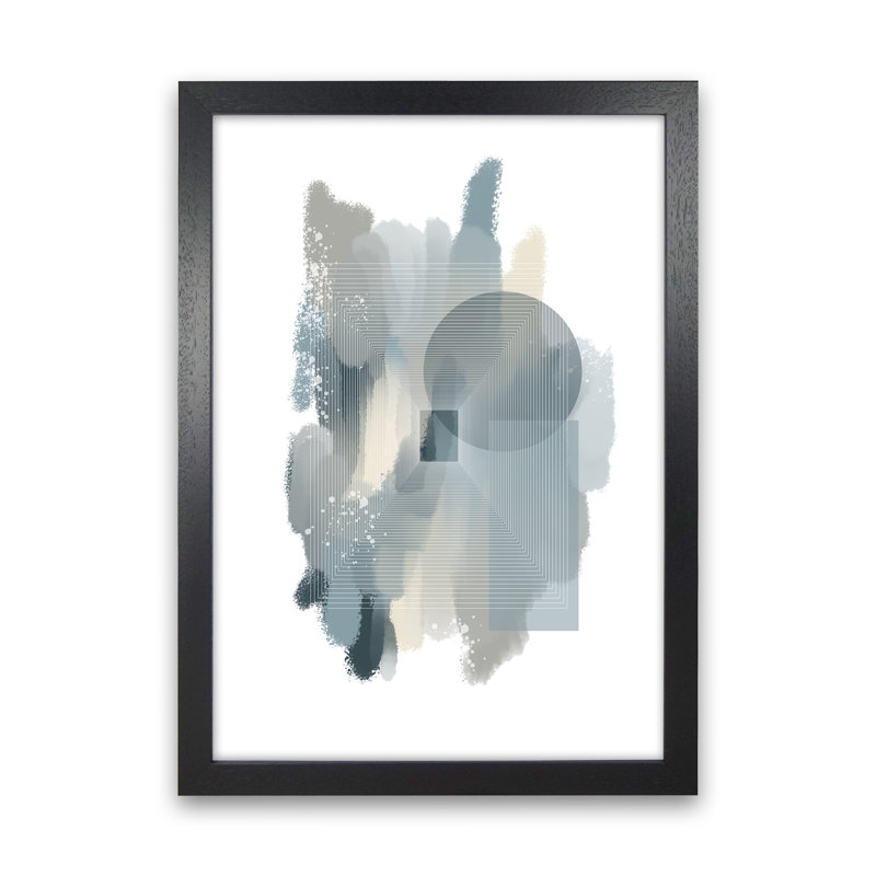 Colour Painting 2 - Print, 42cm H x 29.7cm W x 3cm D, Black Framed