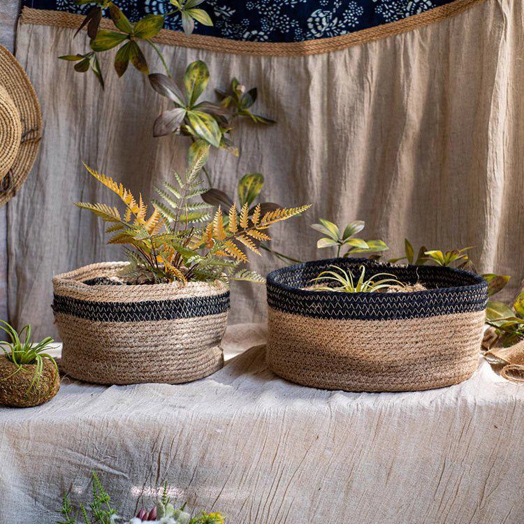 Panier de rangement en mélange de coton