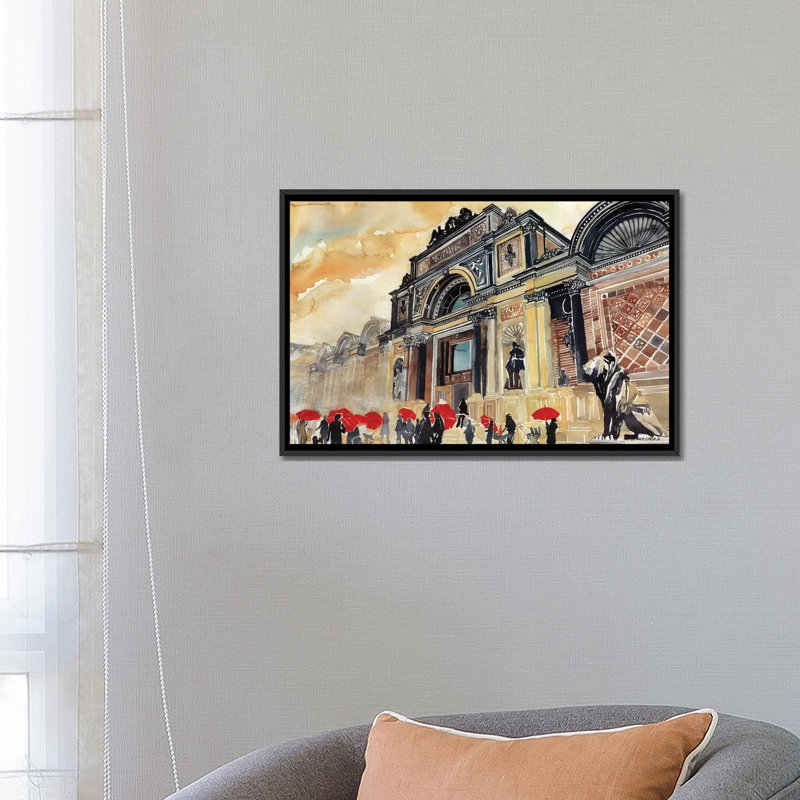 «Glyptotek» par Maja Wronska, impression sur toile, H 8 po x l 12 po x P 0,75 po, Pas de tapis, Toile tendue