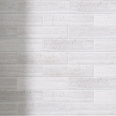 Natural 1.89" x 8" Marble Look Wall & Floor Tile
